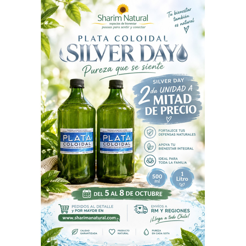 PLATA COLOIDAL: 2 Litros