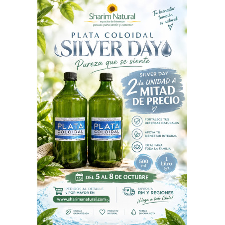 PLATA COLOIDAL: 2 Litros